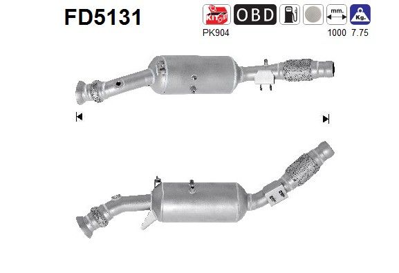 Sprinter (2.1CDi) 03/09- roetfilter cordieriet 9064906281