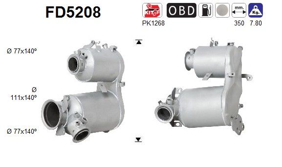 VAG -05/15 (1.6TDi) Roetfilter Corderiet 04L131601KX