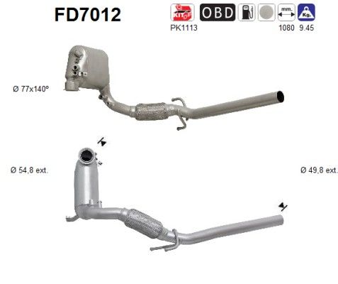 Roetfilter 6Q0254700CX
