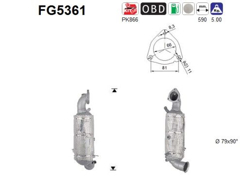 Katalysator/r.filter benz. esd 1647578280
