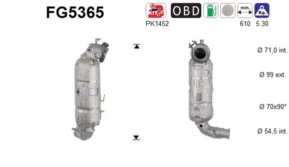 Demper katalysator 9848219780