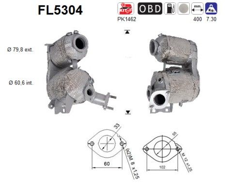 Roetfilter 289C02U000