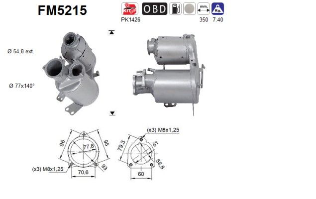 Roetfilter 04L131670SX