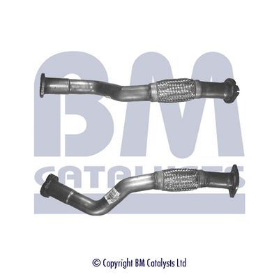 Front exhaust pipe with flexible pipe 71765092