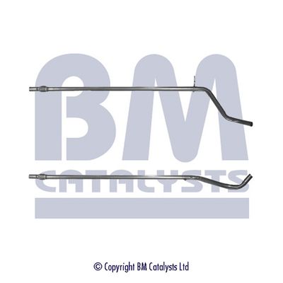 Front exhaust pipe with flexible pipe 46817651