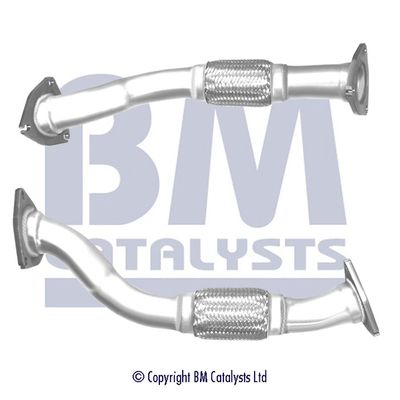 Front exhaust pipe with flexible pipe (Ru filter) 1356535080