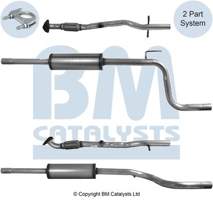 BM Catalysts BM50965 Uitlaatpijp